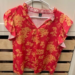 Pink and orange soft top that is great for summer